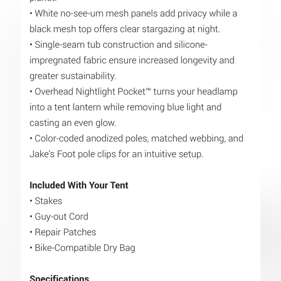 Nemo Dragonfly OSMO 1p Bikepacking tent - Picture 12 of 16